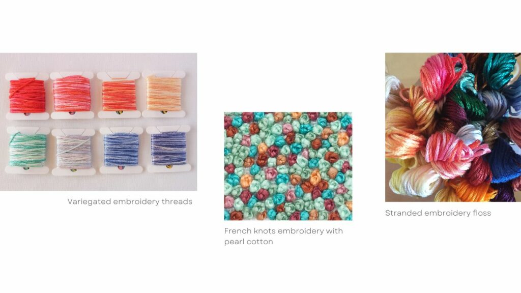 Handembroideryfloss: in-depth guide: image tye of threads