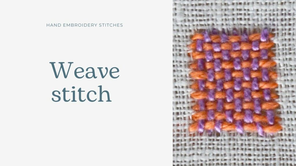 Webstich-Stickerei Video-Tutorial