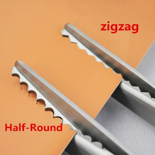 Professionelle Zickzackschere/Scallopschere | Leder/Stoff