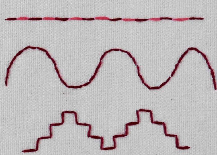 Holbein stitch