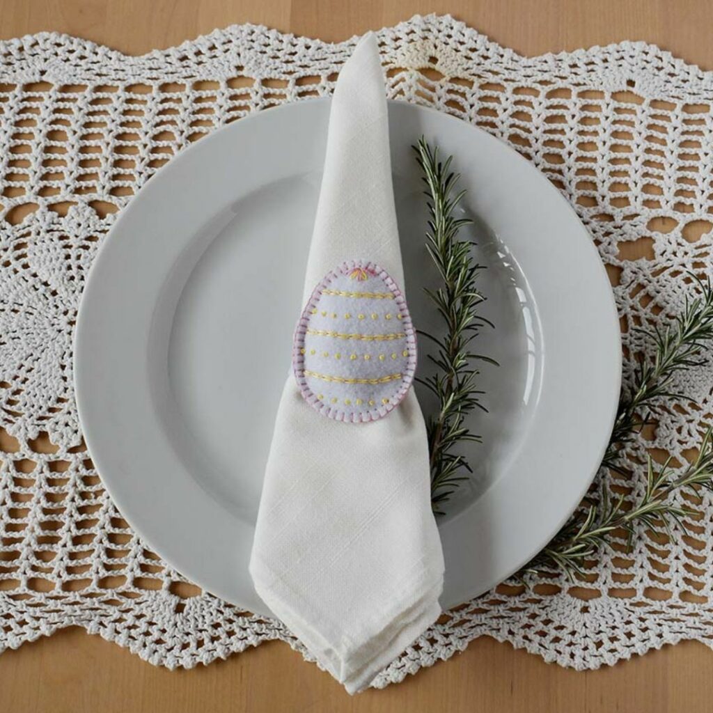 Easter napkin rings DIY Tutorial