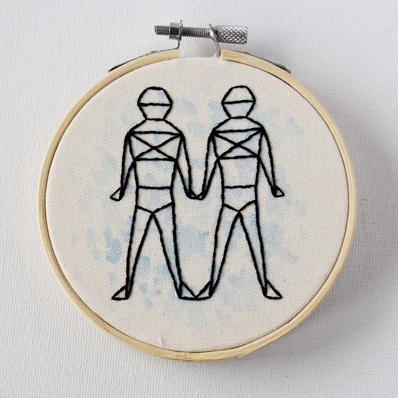 Sternzeichen-Stickmuster - Gemini