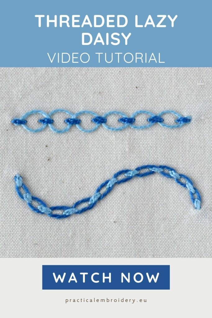 Step-by-Step Threaded Lazy Daisy Video Tutorial!
