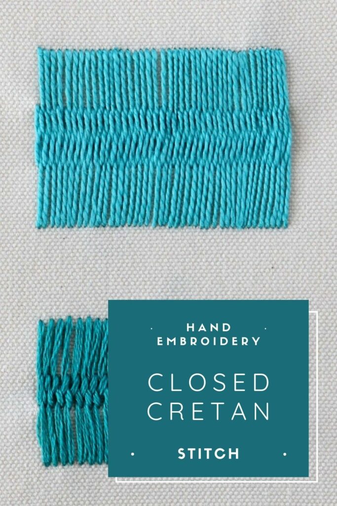 5_PIN_Closed Cretan Stitch
