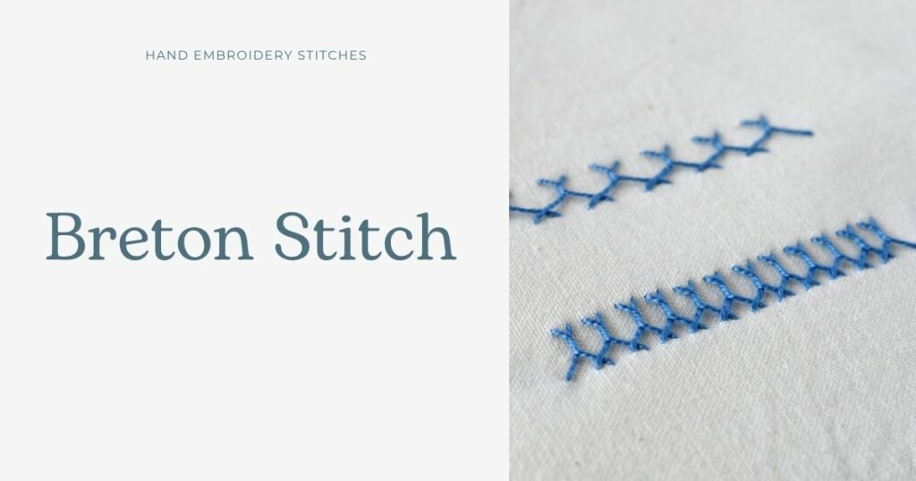Breton Stitch hand embroidery tutorial cover image